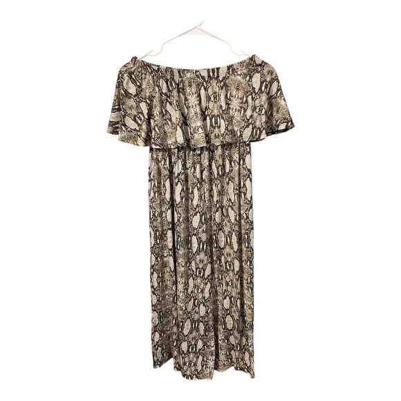 Oddy Jumpsuit - Snake Print, Halter Top, Size Small - Picture 3 of 5